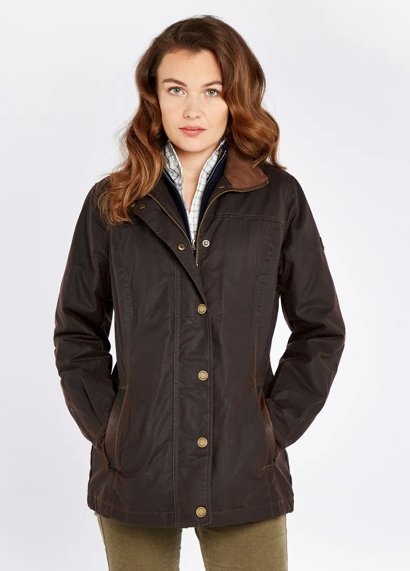 Dubarry Womens Mountrath Waxed Jacket Java